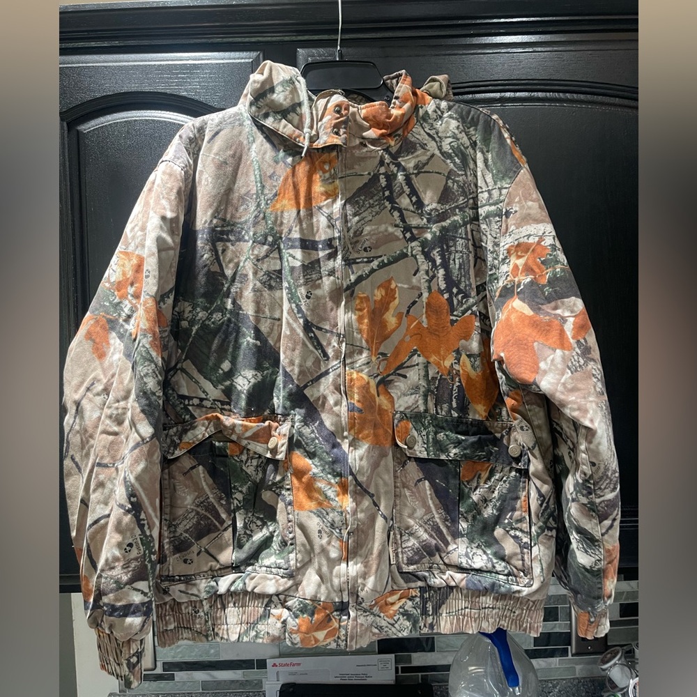 Outfitters Ridge Men’s Size Men’s Medium Camo Jacket Removable Hood